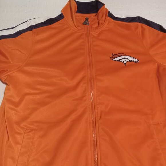 Starter Denver Bronco's Men's Full Zip Jacket Size M - Picture 1 of 10